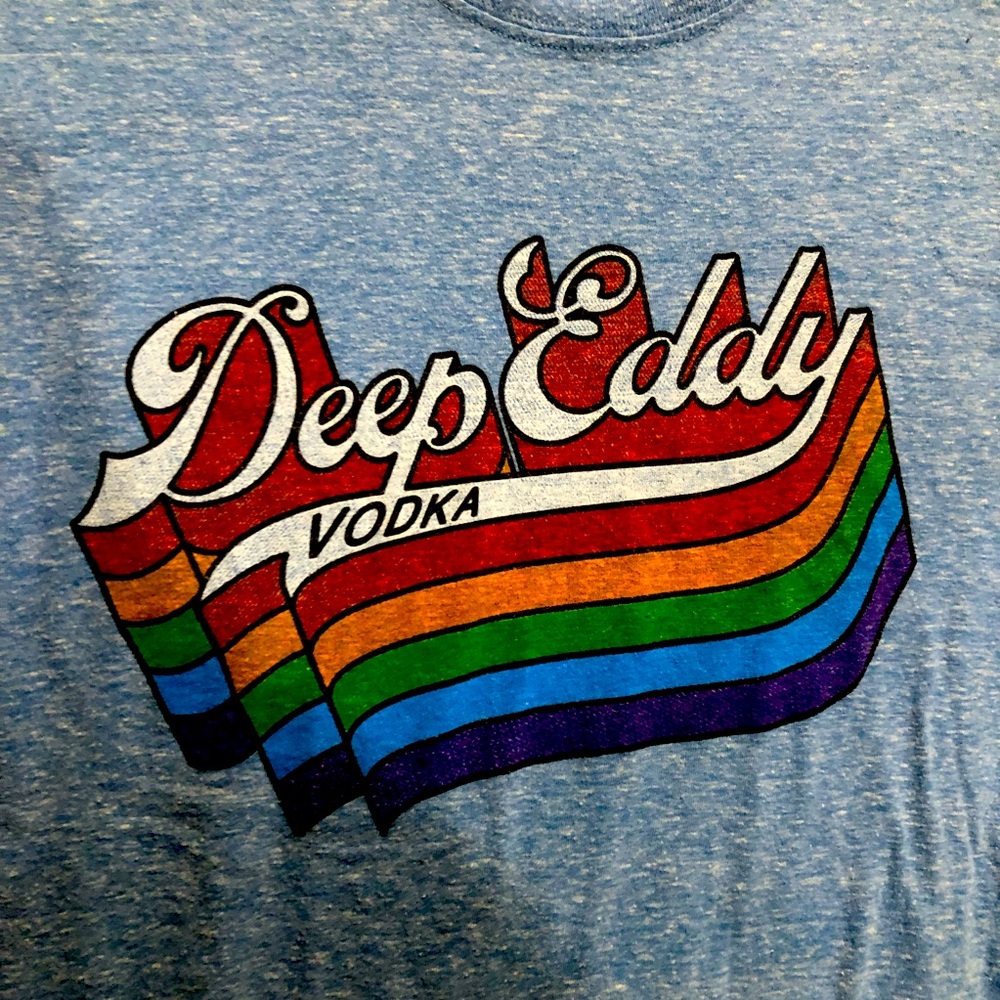 Deep Eddy T-shirt and bandana / handkerchief/ pocketsquare New never worn